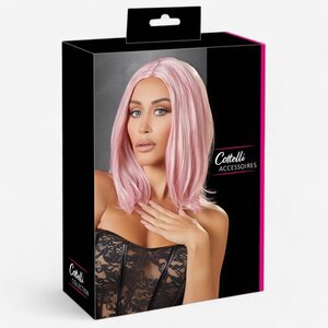 Cottelli Accessoires Pink Wig