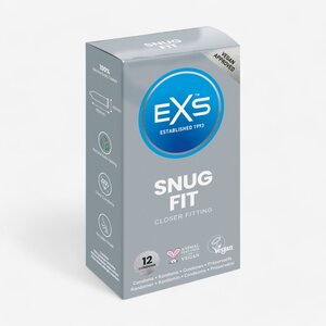 EXS Condoms Snug Fit Kondomit 12 kpl