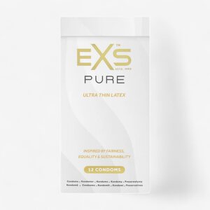 EXS Condoms Pure Ultraohuet Kondomit 12 kpl