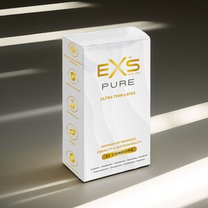 EXS Condoms Pure Ultraohuet Kondomit 12 kpl