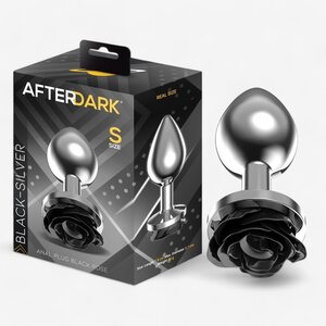 Afterdark Anal Plug Black Rose Hopea