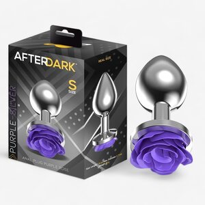 Afterdark Anal Plug Purple Rose Hopea