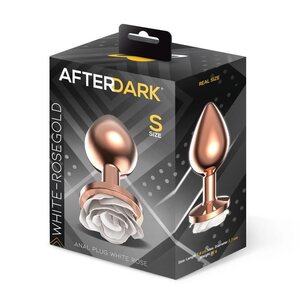 Afterdark Anal Plug White Rose Kulta