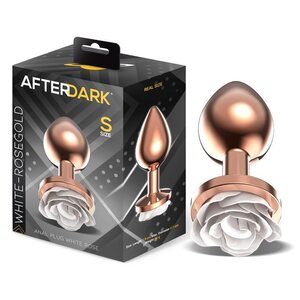 Afterdark Anal Plug White Rose Kulta