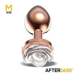 Afterdark Anal Plug White Rose Kulta
