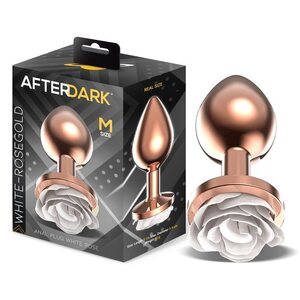 Afterdark Anal Plug White Rose Kulta