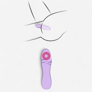 Cuties Mini Vibrator pourpre