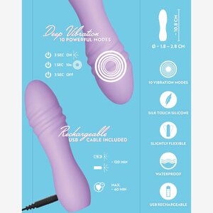 Cuties Mini Vibrator pourpre
