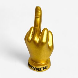 Golden F.U. Finger Trophy