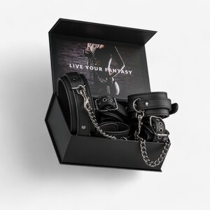 Easy Toys Fetish set with collar, ankle- and wrist cuffs