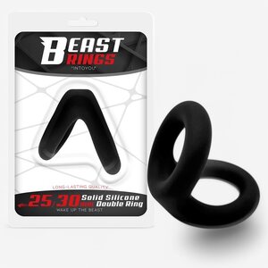 Beast Rings Solid Silicone Double Ring