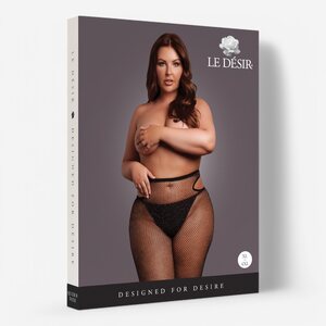 Le Desir Cutout Tights Plus Size