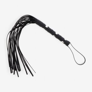 Hidden Desire Extreme Short Studded Flogger Whip