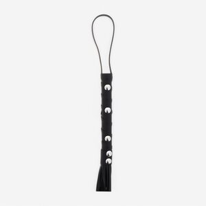 Hidden Desire Extreme Short Studded Flogger Whip
