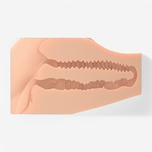 Pipedream PDX Plus 360° Banger Vagina & Anus Vaalea