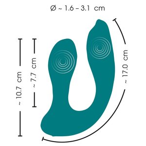 Sweet Smile Remote-Controlled Dual Vibrator