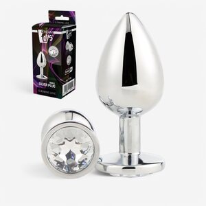 Dream Toys Metallinen Anustappi S Hopea