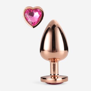 Dream Toys Metal Butt Plug S Rose Gold