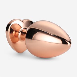 Dream Toys Metal Butt Plug S Rose Gold