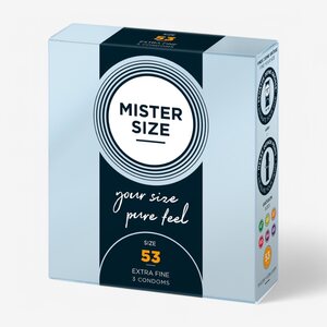 MISTER SIZE Kondomi 53 mm 3 kpl