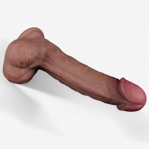 Lovetoy Dual Layered Silicone Nature Cock 22.5 cm