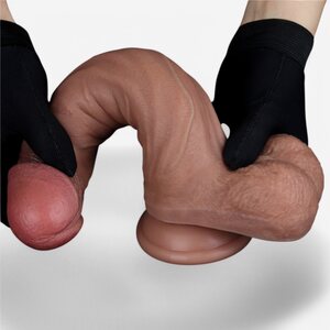 Lovetoy Dual Layered Silicone Nature Cock 22.5 cm