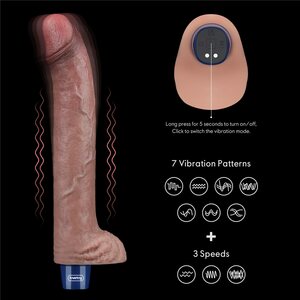 Lovetoy Real Soft Vibrator 24.5 cm