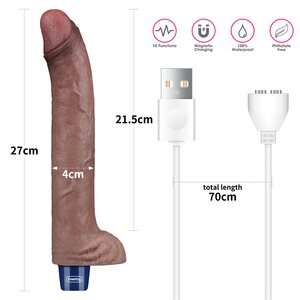 Lovetoy Real Soft Vibrator 24.5 cm