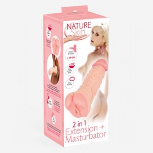 Nature Skin 2 in 1 Extension & Masturbator