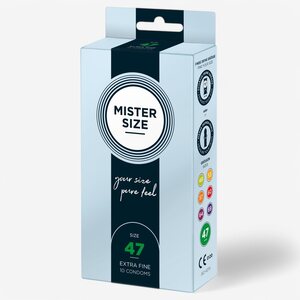 MISTER SIZE Kondomi 47 mm 10 kpl