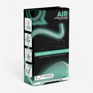 Uniq Condoms Air Latex Free Womens Condom 3 Pcs