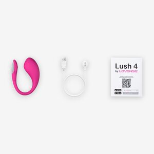 Lovense Lush 4 Bluetooth App-Controlled G-Spot Egg Vibrator