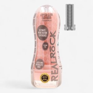 Real Rock Easy Rider Textured Masturbator Beige