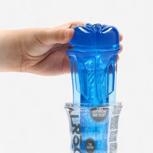 Real Rock Easy Rider Pussy Masturbator Blue