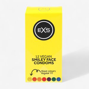 EXS Condoms Smiley Face Regular Condoms 12 pcs