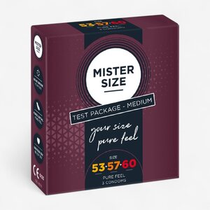 MISTER SIZE Condónes Test Package Medium