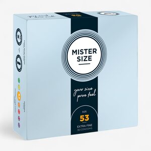 MISTER SIZE Kondomi 53 mm 36 kpl