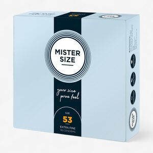 MISTER SIZE Kondomi 53 mm 36 kpl