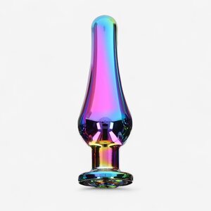 Toy Joy Metallinen Anaalitappi Rainbow Diamond Bum Bijou Large
