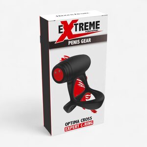 Hidden Desire Vibrating C-Ring with Clitoral Stimulator – Hidden Desires Optima Cross