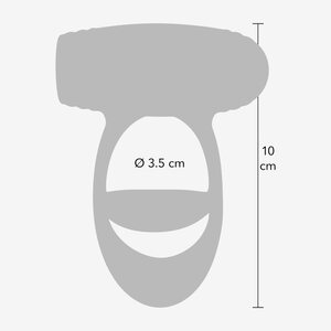 Hidden Desire Vibrating C-Ring with Clitoral Stimulator – Hidden Desires Optima Cross