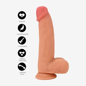 Hidden Desire Inferno Realistic Dildo – Liquid Silicone Feel, 19 cm