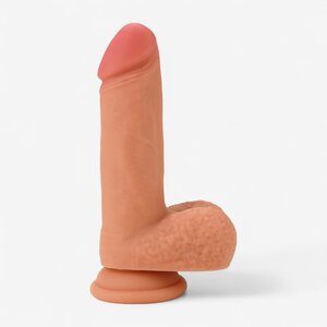 Hidden Desire Realistic Dildo – Liquid Silicone, Suction Cup, 20 cm