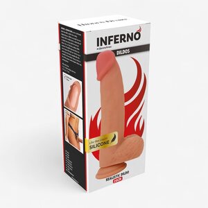 Hidden Desire Realistic Dildo 23 cm – Liquid Silicone with Suction Cup