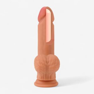 Hidden Desire Realistic Dildo 23 cm – Liquid Silicone with Suction Cup