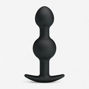 Weighted Silicone Butt Plug with Internal Metal Balls – Silent Motion Pleasure