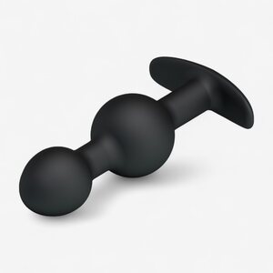 Weighted Silicone Butt Plug with Internal Metal Balls – Silent Motion Pleasure