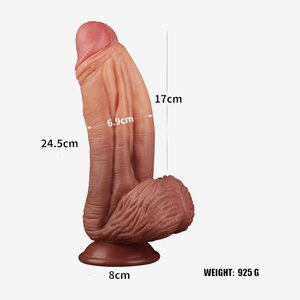 Lovetoy Nature Cock Dual Layered Silicone 24.5 cm
