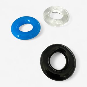 Velvess 3x Tight Fit Cock Ring Set – For Harder & Longer Erections