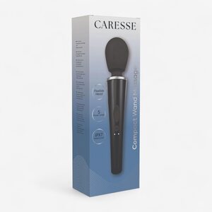 Caresse Kompakti Wand-vibraattori – Ladattava ja Hiljainen Luksushieromasauva